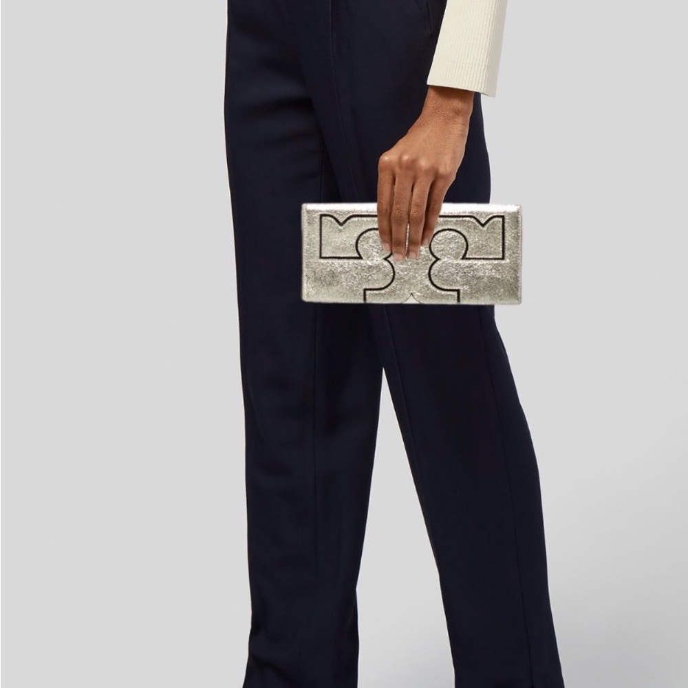 Tory Burch Gold Clutch